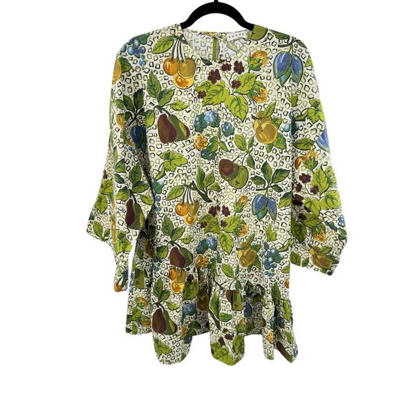 Rhode Women's Highland Orland White Long Sleeve Aeres Mini Dress Size Medium - Picture 4 of 10